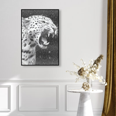 Leopard Roar Print by Oliver Gal