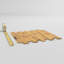 Carreau de mosaïque murale en bois nordique l 11 7/8 po x H 11 7/8 po x P 1/2 po