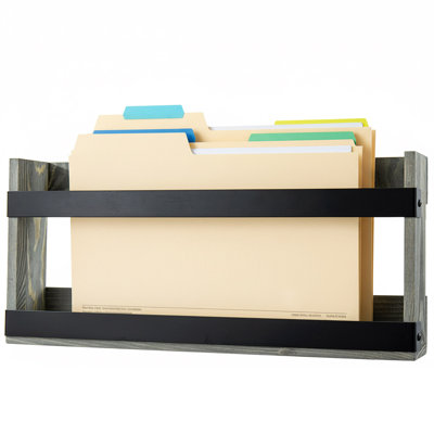 Porte-livres mural double