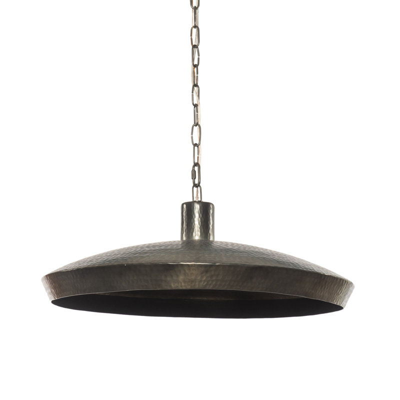 Eldon Pendant-Hammered Antique Brass, Dark Antique Brass
