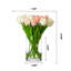 Silk Tulip Arrangement in Vase-1265072215