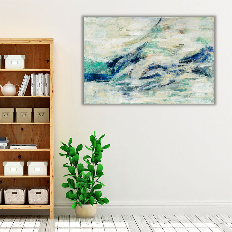 Seawave - reproduction d'art sur toile, H 24 po x l 36 po