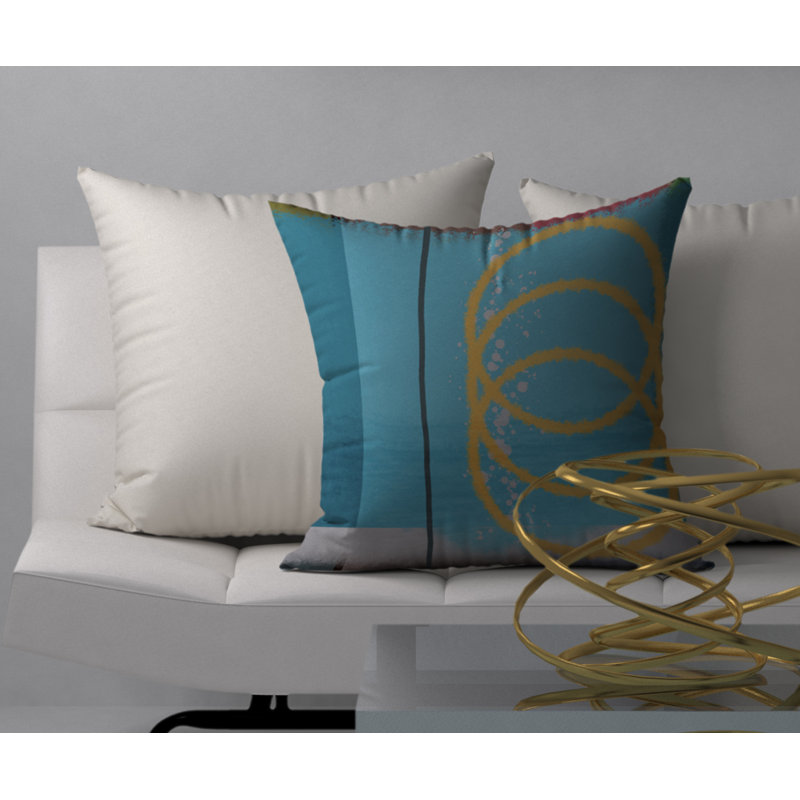 Housse de coussin décorative carrée et sans tache moderne, 20 po x 20 po