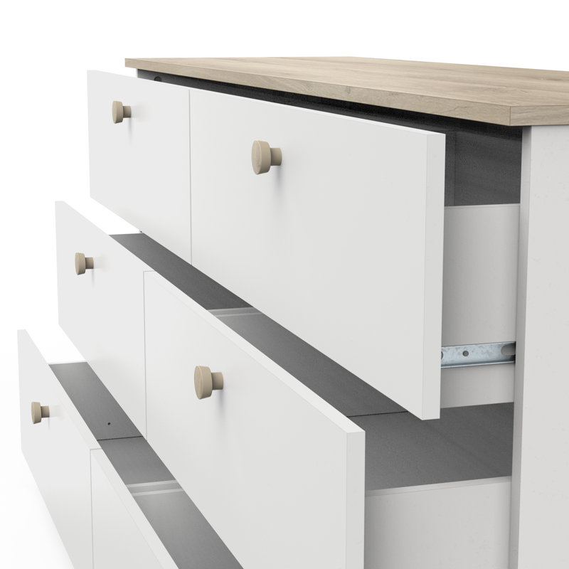 Barbaa 151cm W 6 - Drawer Chest of Drawers