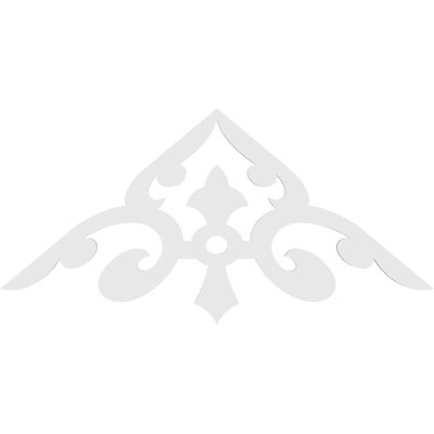 Whitman Signature Urethane Gable Pediment, Primed Tan