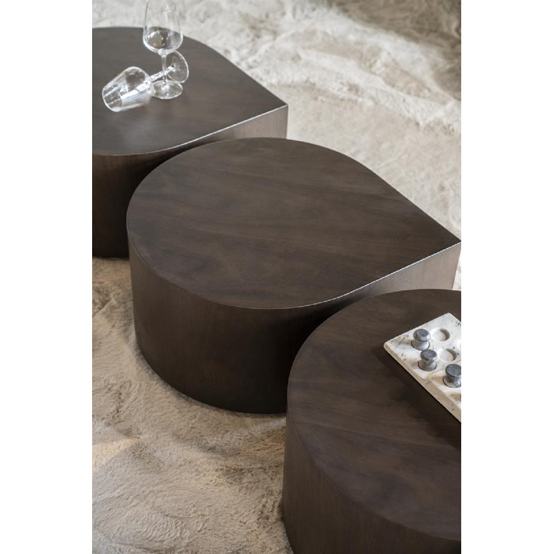 Jules End Table, Dark Brown