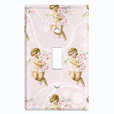 Valentine Angel Cupid 1-Gang Toggle Light Switch Wall Plate