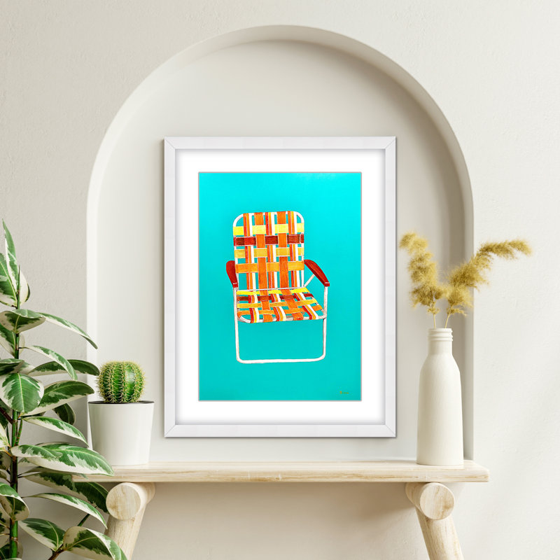 Pop Art & Retro Summer Seat, 20" H x 16" W