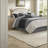Elegant 7 Piece Bedding Sets, Faux Suede Polyester, Modern Colorblock Design For Home Décor