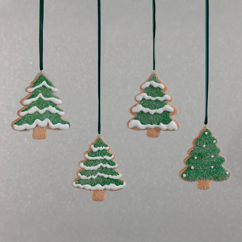 Ornement de Noël 5 po, Sapin à feuilles persistantes