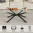 Rectangular Dining Table Tempered Glass Dining Table,Stylish Design With Metal Legs-262131546-262131525-262131522
