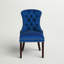 Chaise d'appoint rembourrée et capitonnée Jolliff-22814840