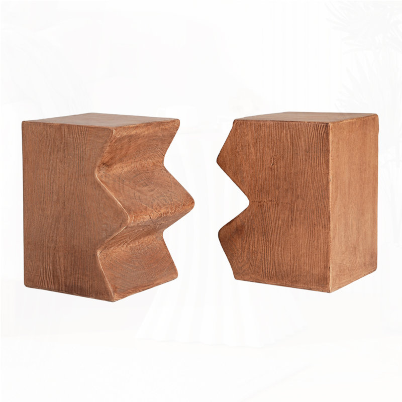 Rectangular Outdoor/Indoor Side Tables, Natural