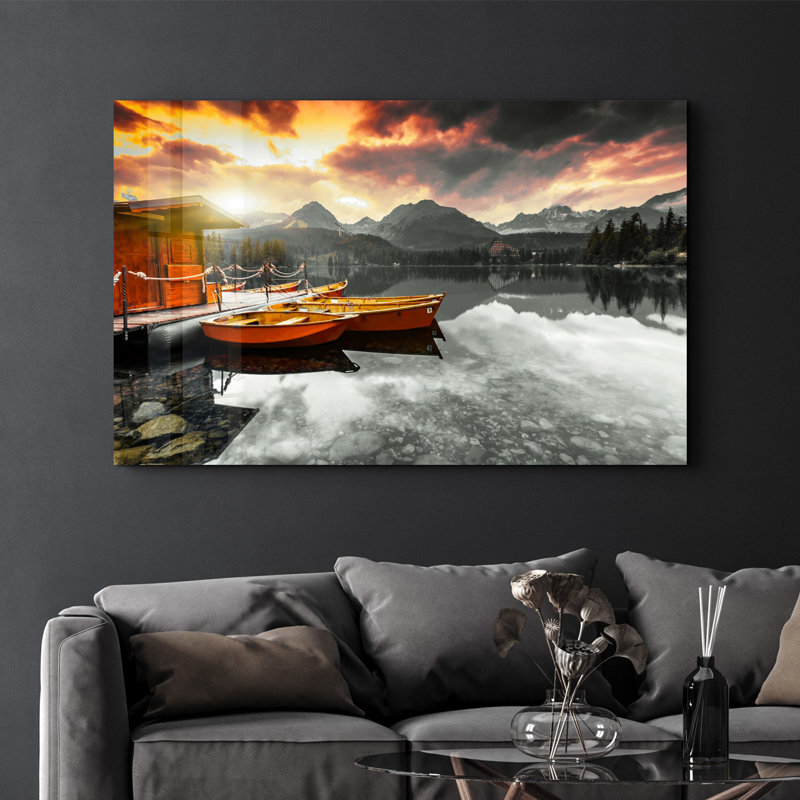 Decorative Tempered Glass Painting