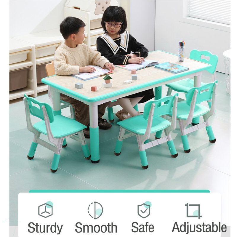 Akaylia Kids 7 Piece, Light Blue