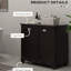 Armoire à linge double inclinable pour salle de bain. 2 pour le rangement des toilettes, armoire de plancher noire. Espace de rangement généreux pour les serviettes. Séparé et foncé. Fabriqué à l'eau. Fonction de surmatelas. Fixation murale. L 30 po x