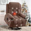 Fauteuil inclinable Power Lift avec chauffage, massage et port USB-295139954