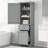 Tall Bathroom Storage Cabinet, Freestanding Storage Cabinet With Two Drawers And Adjustable Shelf, MDF Board With Painted Finish-551588690-551588703