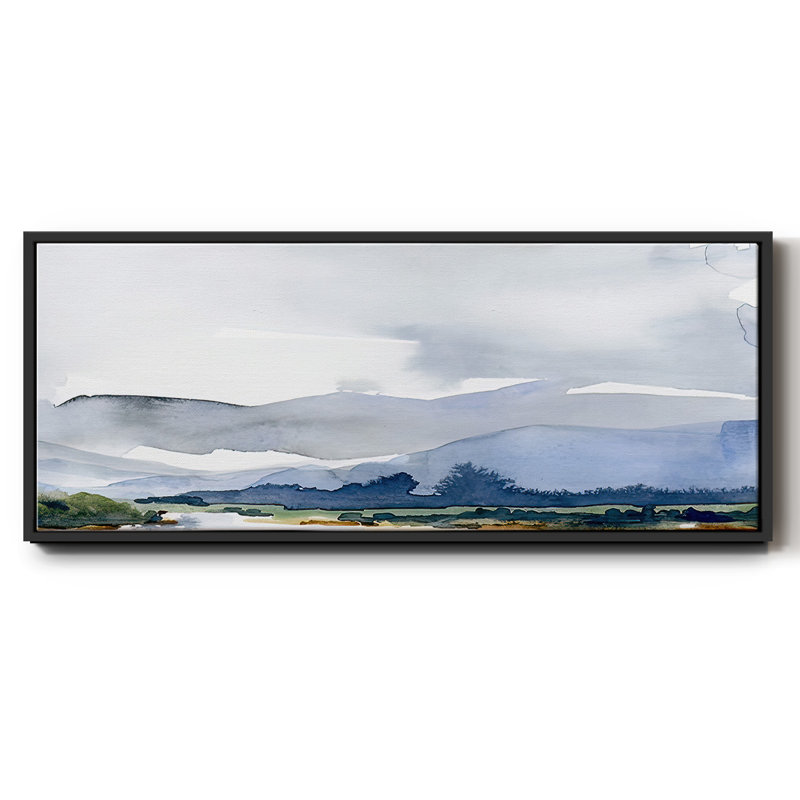 Blue Ridge I- Framed Canvas
