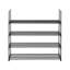 Ensemble de rangement pour étagère à chaussures pour 2 chambres, 4 étages
