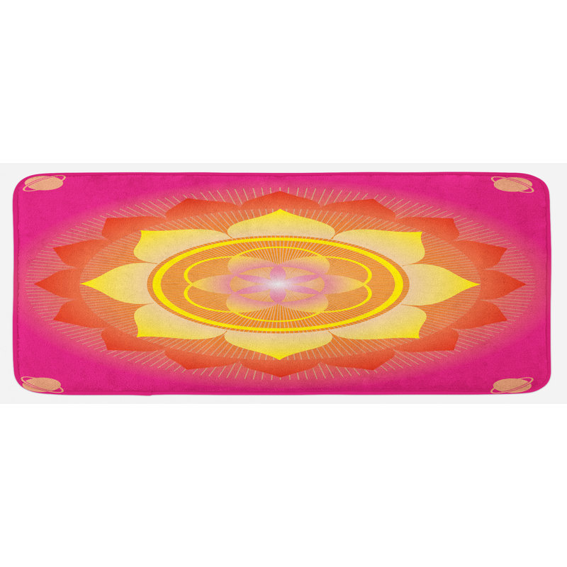 Modern & Contemporary Solid Color Polyester Kitchen Mat