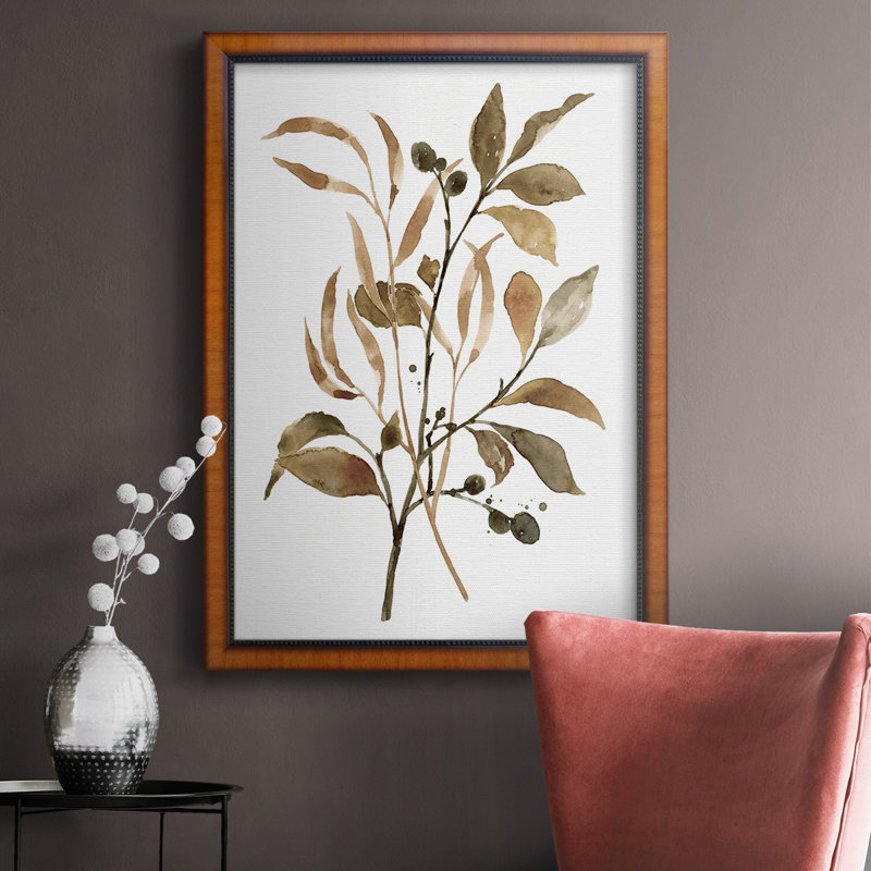 «Preserve Autumn Leaves I», toile encadrée de qualité supérieure - prête à être accrochée, H 27 po x l 18 po x P 2,5 po