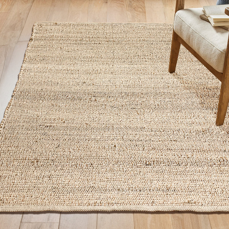 Tapis en jute Aleksei, Rectangle 9 pi x 12 pi, Beige