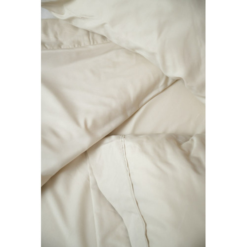 Sleep 4-Piece Rayon From Bamboo Sheet Set, Twin Sheet Set with 2 Pillowcases, White