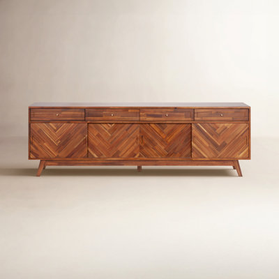Anja 79 " Acacia TV Stand