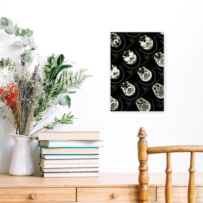 MRI Brain Scans by Bob Masters - Wrapped Canvas Print