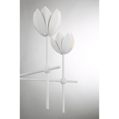 Wolfe 5 - Light Chandelier in Natural
