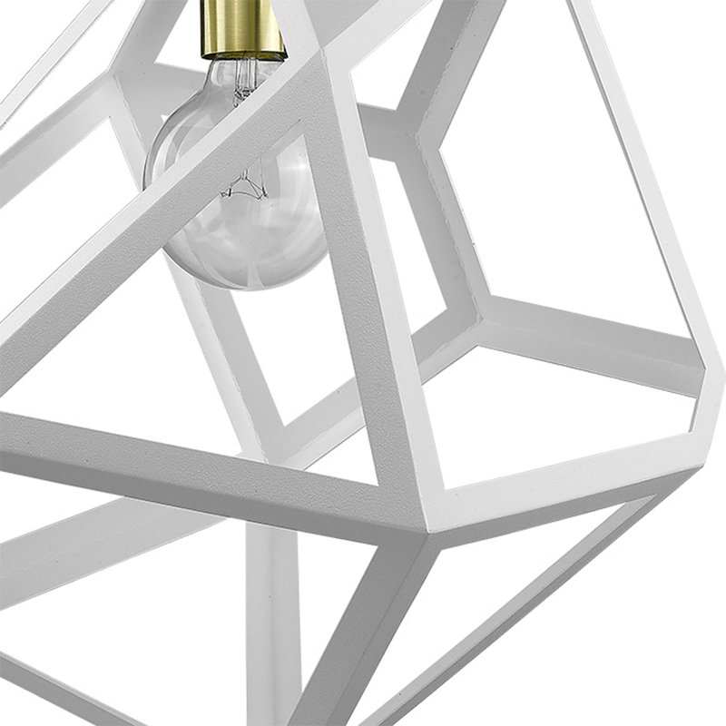 Allport 1 - Light Single Pendant, White