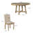 5 Piece Extendable Upholstered Dining Table Set, Kitchen Table Set, Round Table And Chairs,Round Table Top,dining table set,dining room set-1364158764-1357437754-1357437757
