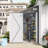 Versatile Metal Storage Shed with Advanced Design for Multiple Scenarios-111993846