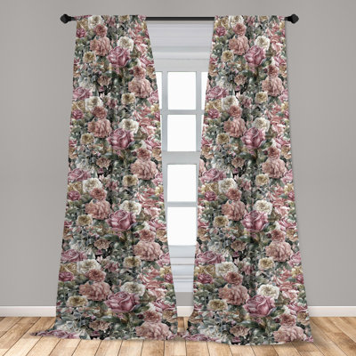 Zahit Semi Sheer Curtain Pair
