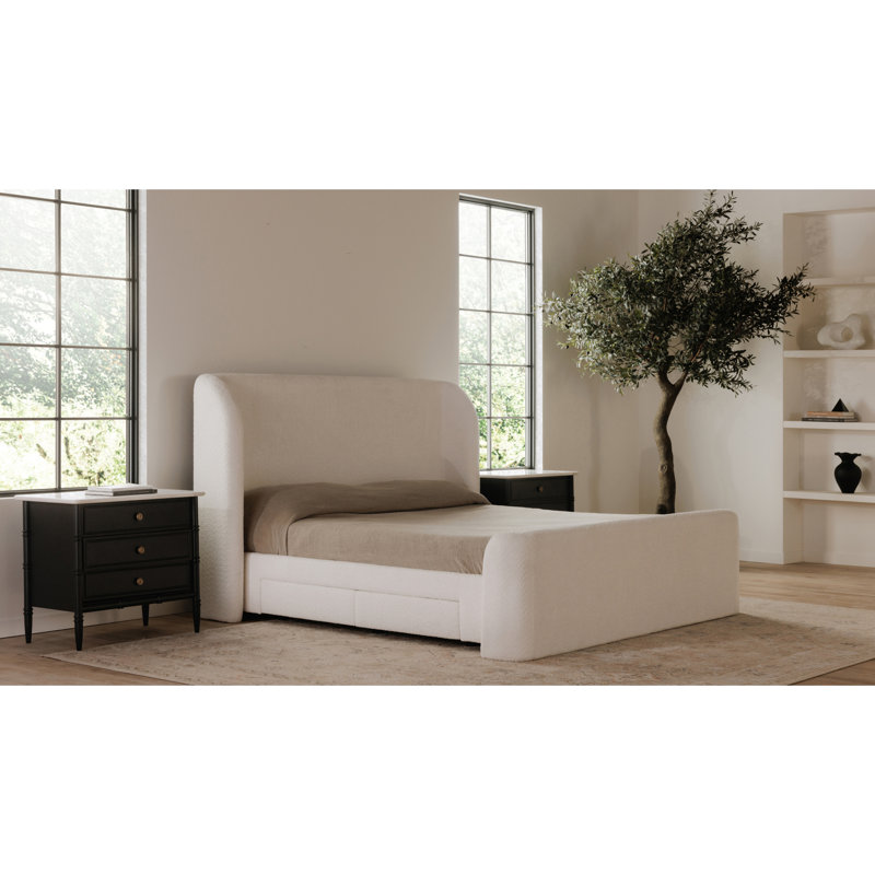 Lizzie Upholstered Storage Bed