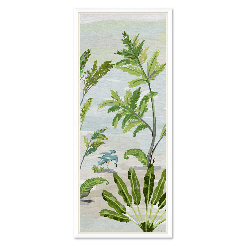 Jungle Heron Giclee Print by Dana Gibson