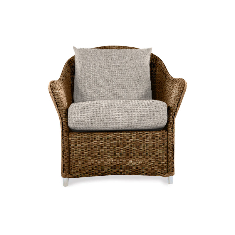 Weekend Retreat Outdoor Lounge Chair, Demo Stone, Ebony
