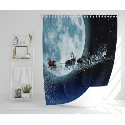 Denson Polyester Shower Curtain Set