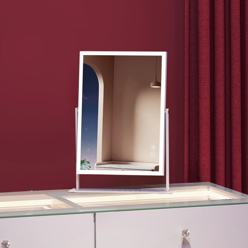 Aluminium Rectangle Mirror, 41 cm H x 30 cm W