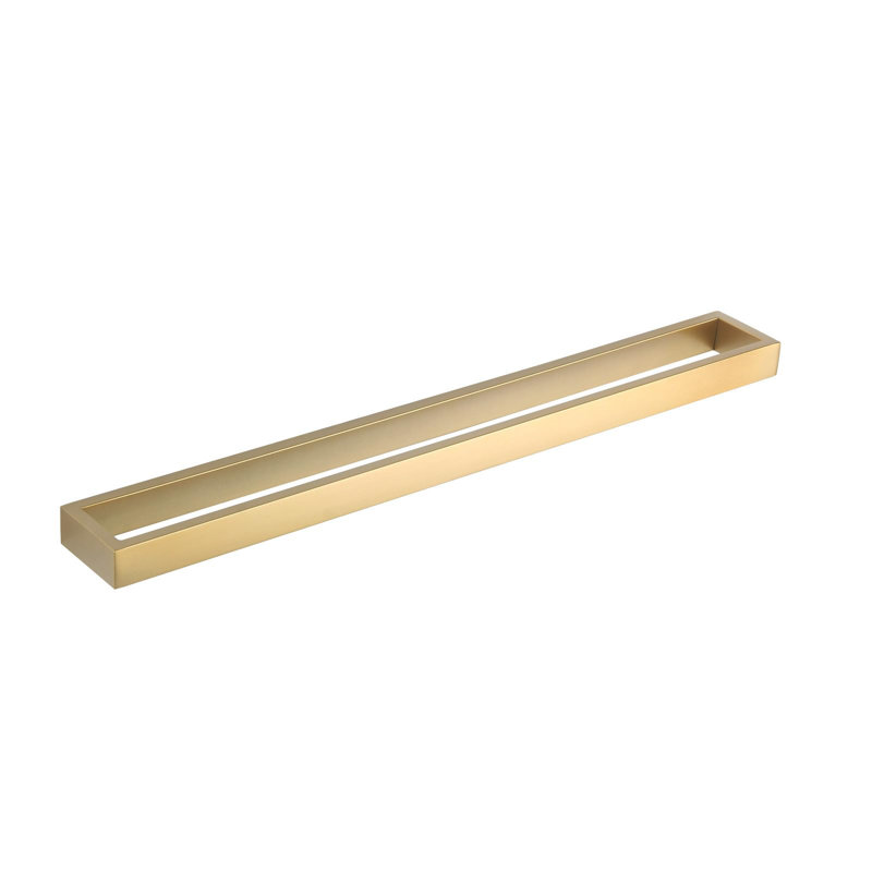 Barre à serviettes en acier inoxydable SUS 304, rangement mural moderne pour salle de bain, H 2,01 po x l 24,02 po x P 2 po
