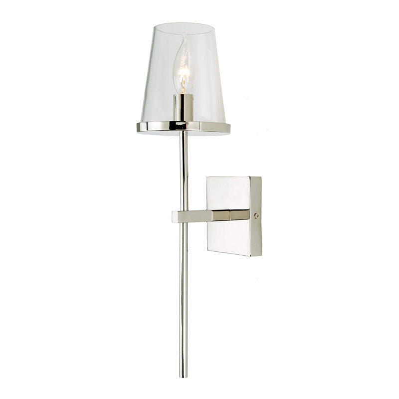 Cartersville Wallchiere, Polished Nickel