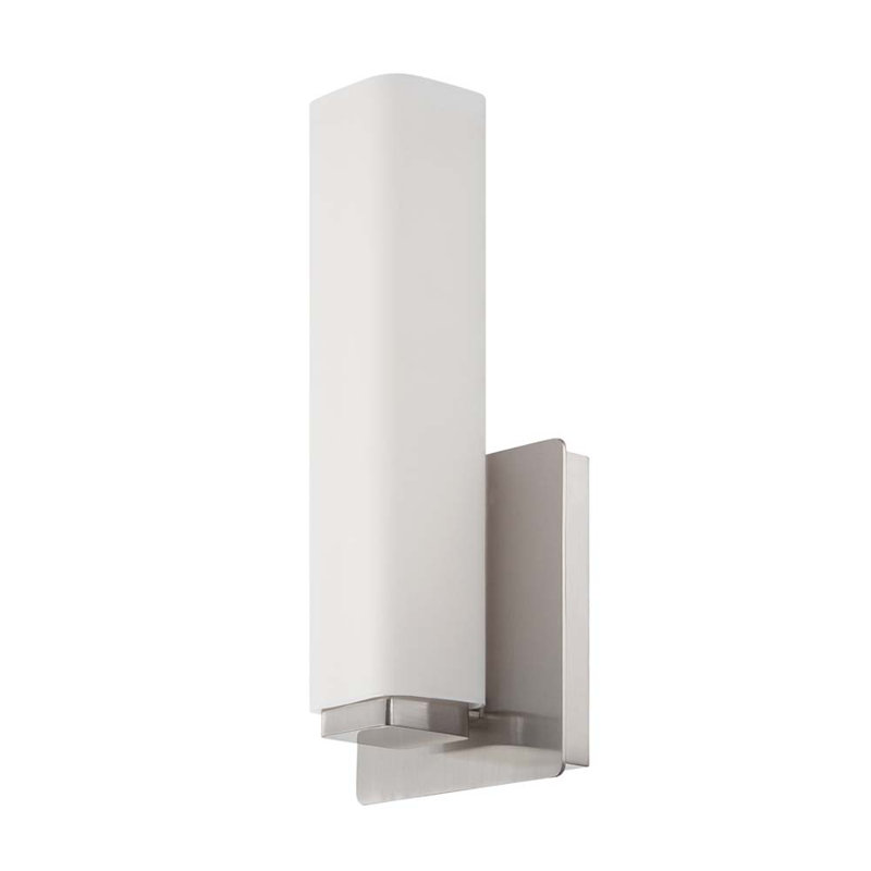 Vogue 1-Light LED Flush Mount, Brushed Nickel, 3000K, 11" H x 5" W x 3" D