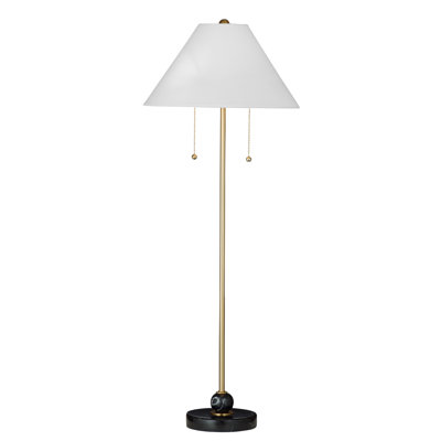 Sawyer 36" Marble & Brass Buffet Lamp