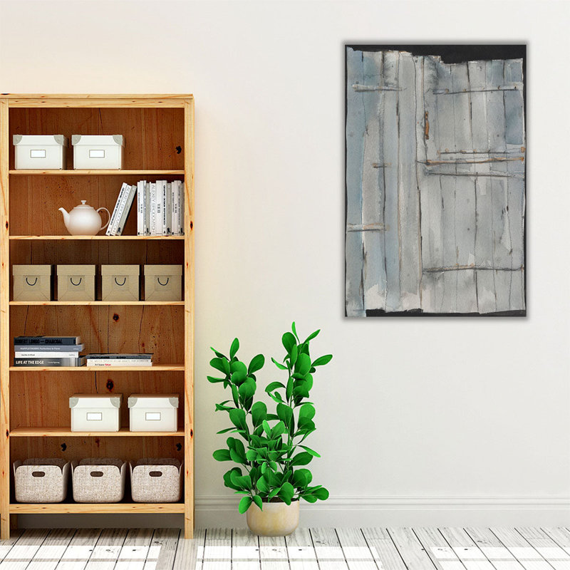 «The Wooden Gate I», reproduction d'art sur toile, H 30 po x l 20 po