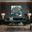 «Big Cats», art mural gris sur toile léopard Formose-120488375
