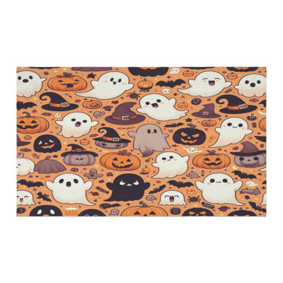 Tapis tressé Ghostly Gourds