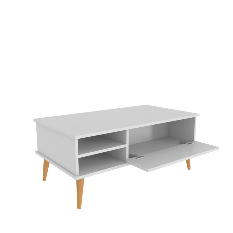 Como 46cm H x 110cm W Coffee Table, White