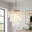 Luminaires suspendus en couches