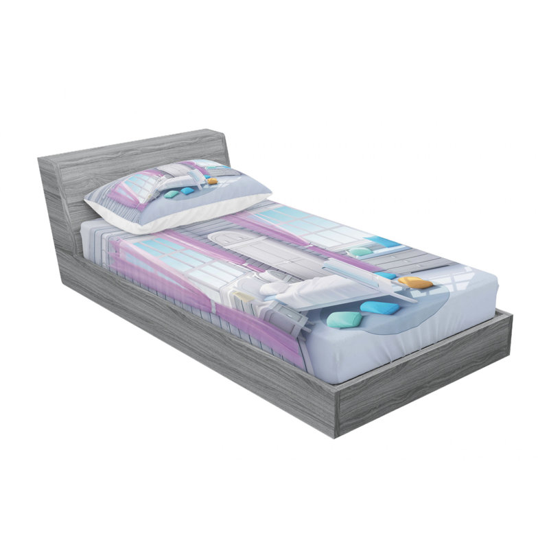 Microfiber Sheet Set, Twin Sheet Set with 1 Pillowcase